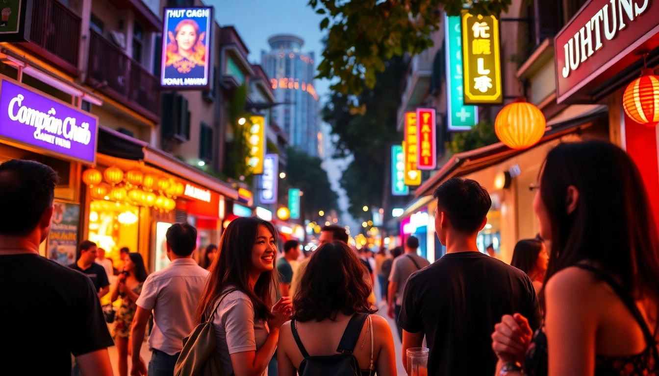 Experience the excitement of 호치민 황제투어 후기 through a lively street scene in Ho Chi Minh City, evoking vibrant nightlife.