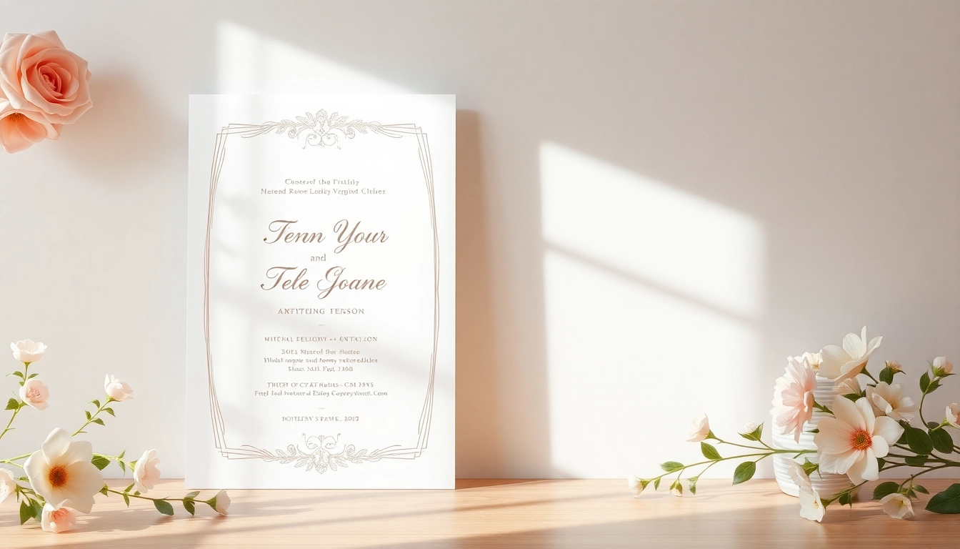 Create an elegant floral-themed invitation for special events that captures attention.