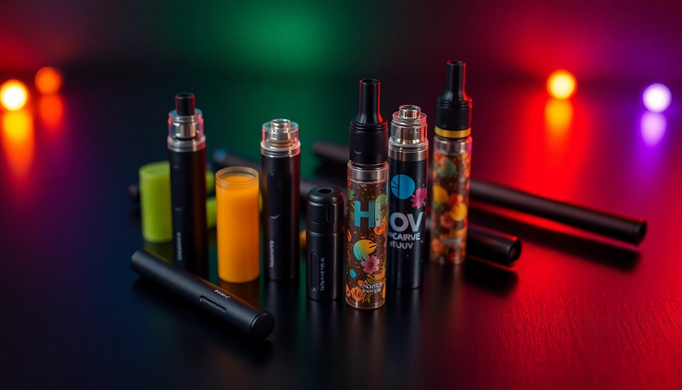 Buy HQD Surv vape with various flavors displayed elegantly for customers looking to hqd surv kaufen.