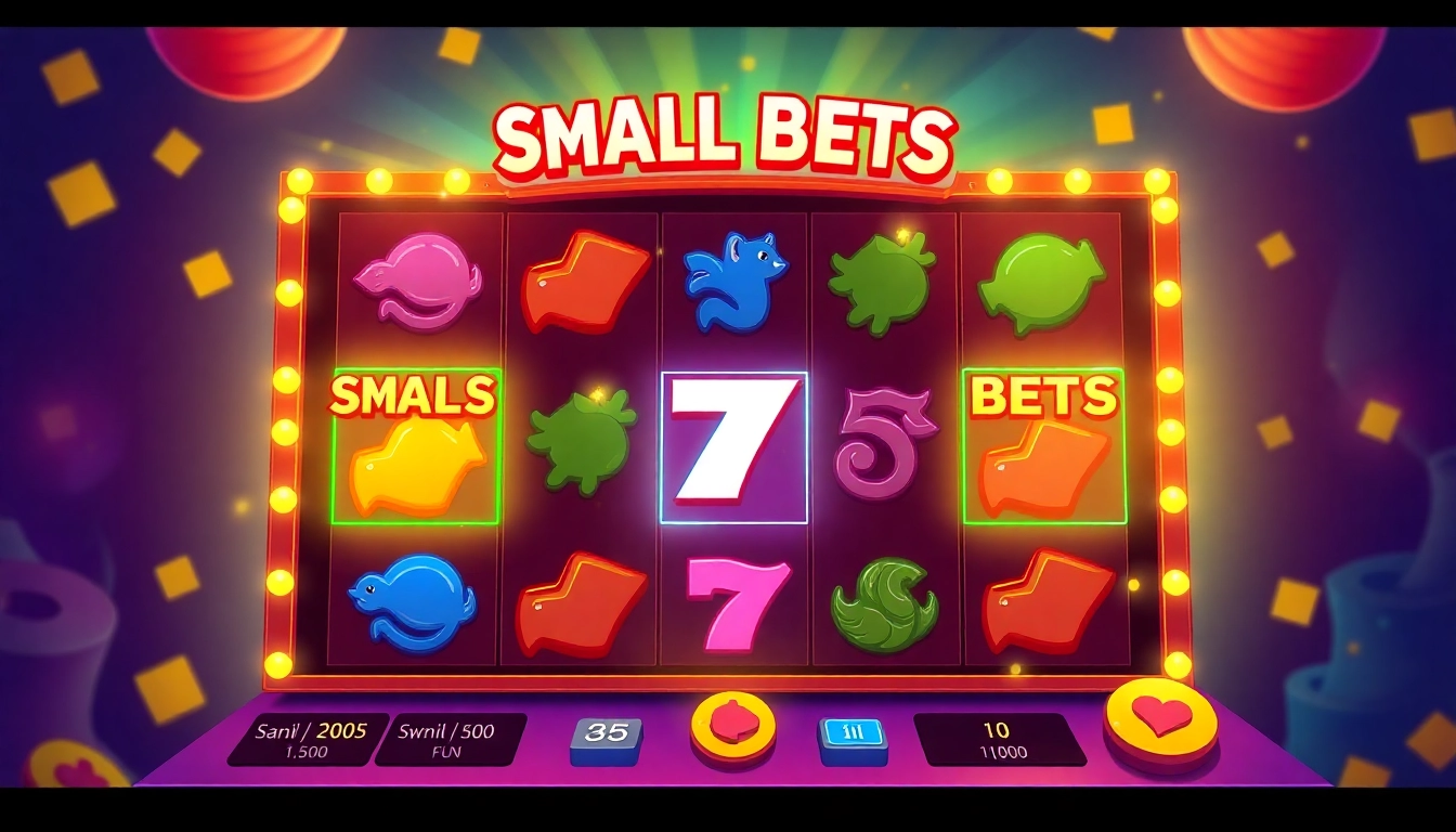 Engage in slot bet kecil gameplay featuring vibrant graphics and exciting winning opportunities.