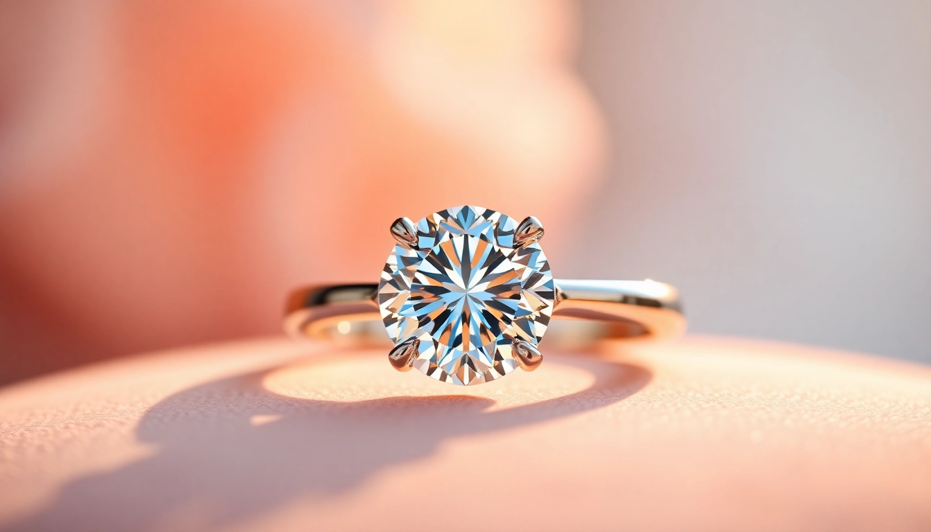 Admire this stunning 3 Carat Engagement Ring showcasing a brilliant cut and elegant setting for your special moment.