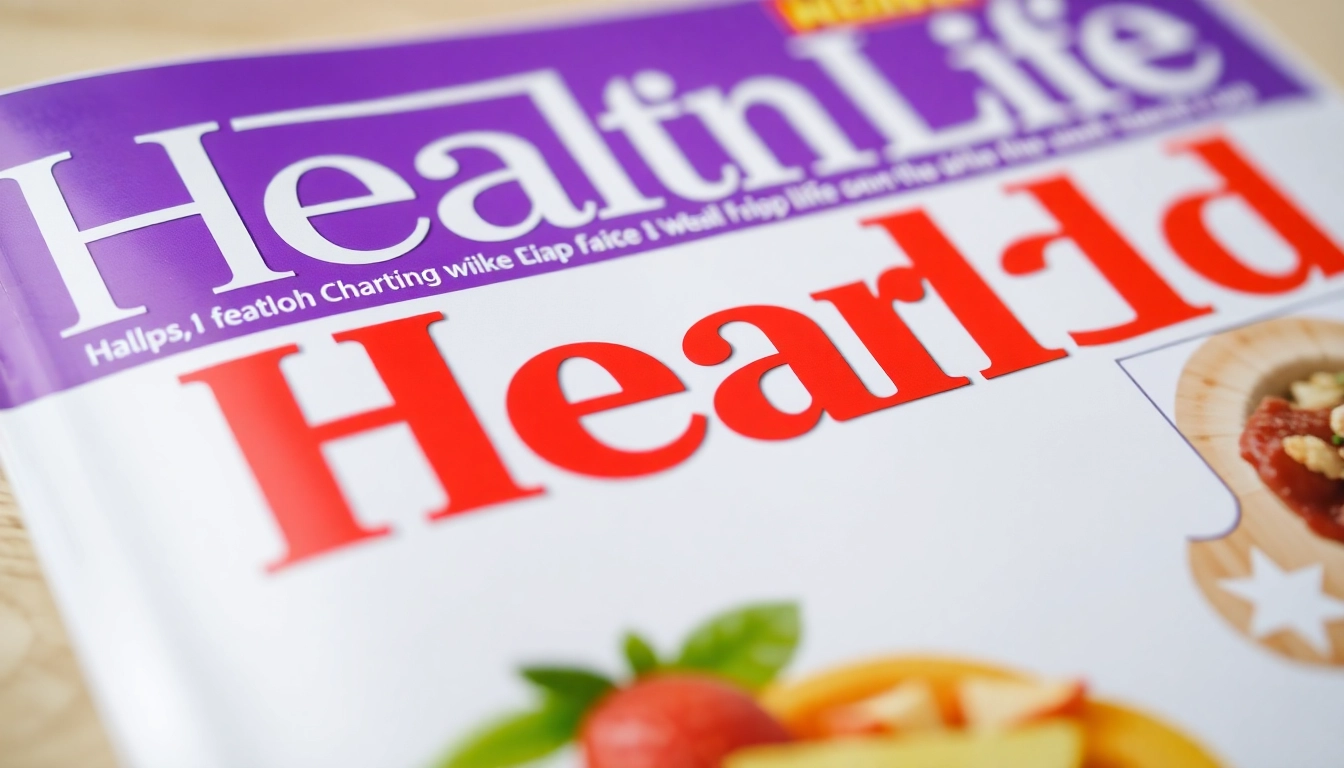 Engaging cover of the Health Life Herald showcasing health trends and tips for a healthier lifestyle.