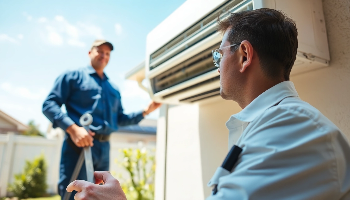 Technician performing ac repair in Glendale AZ for optimal comfort and performance.