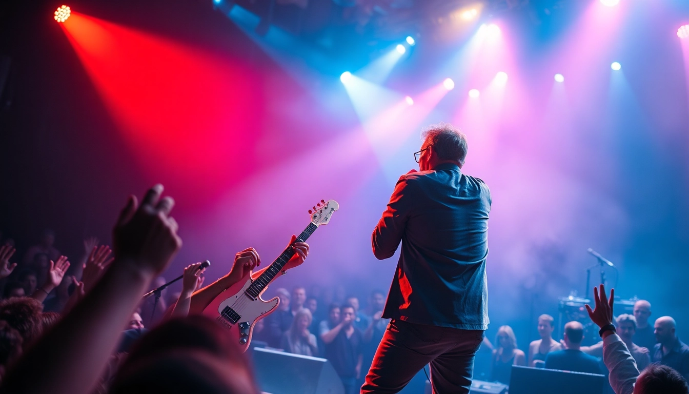 Performance by a talented musician electrifying the audience during a live concert.