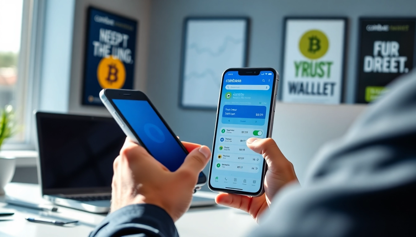 Learn how to use Coinbase wallet effectively on a smartphone in a professional setting.