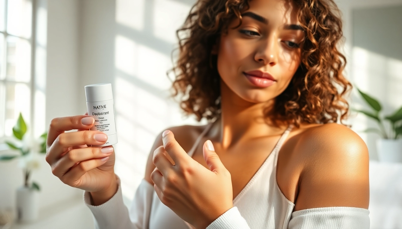 Evaluate if Native Deodorant is good in a serene bathroom ambiance.