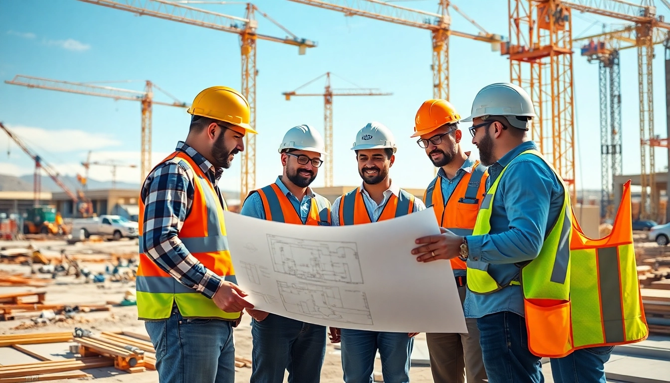 Collaborative efforts of the Southern California Contractors Association on a construction site.