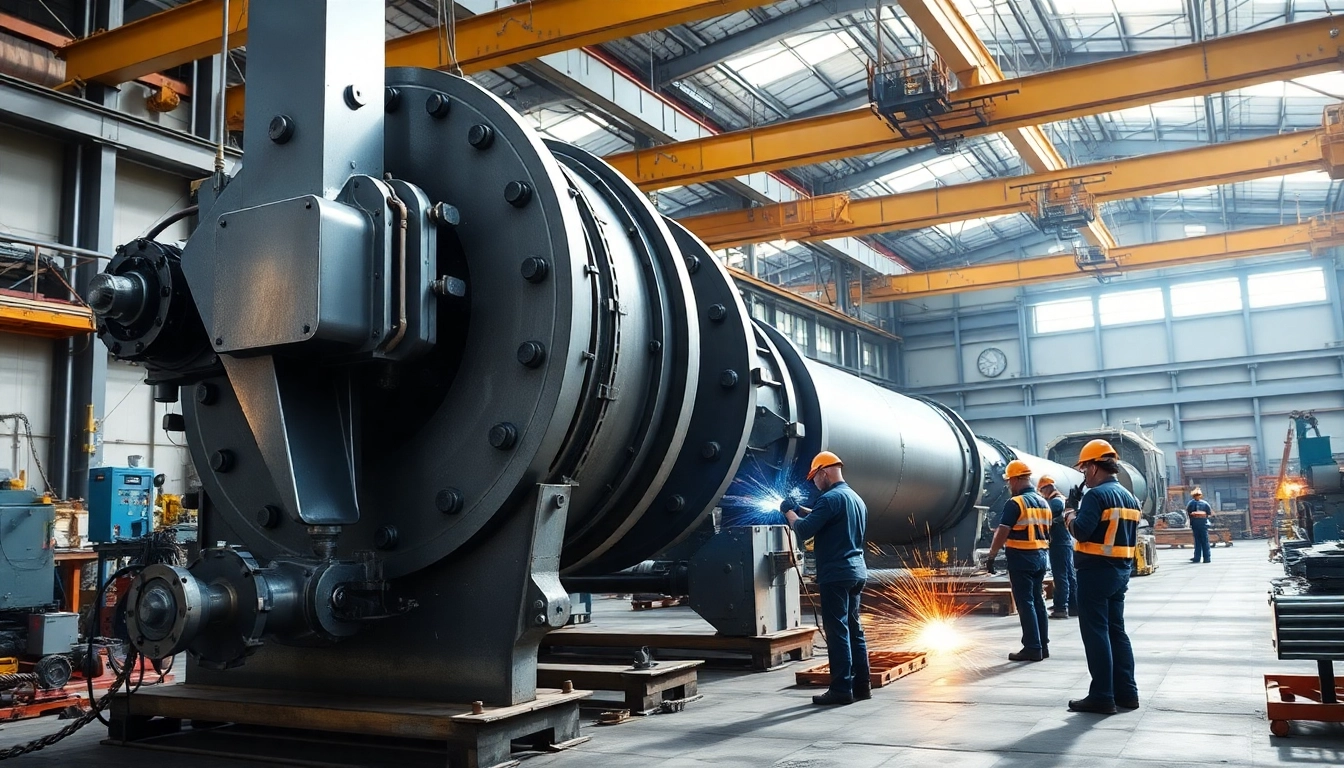 Experience the precision of industrial fabrication in Edmonton with skilled technicians creating metal structures.