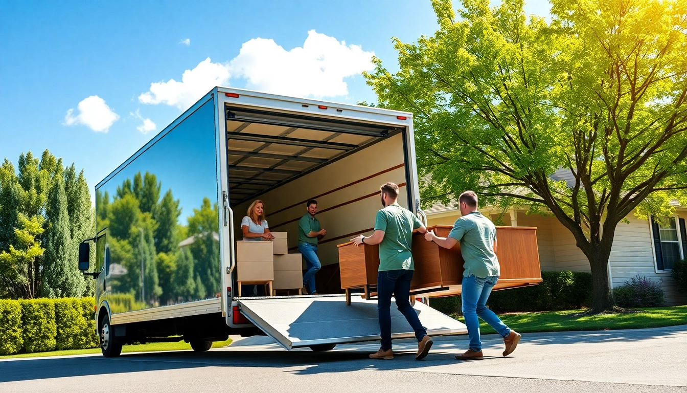Moving company Canada team loading furniture for a smooth relocation.