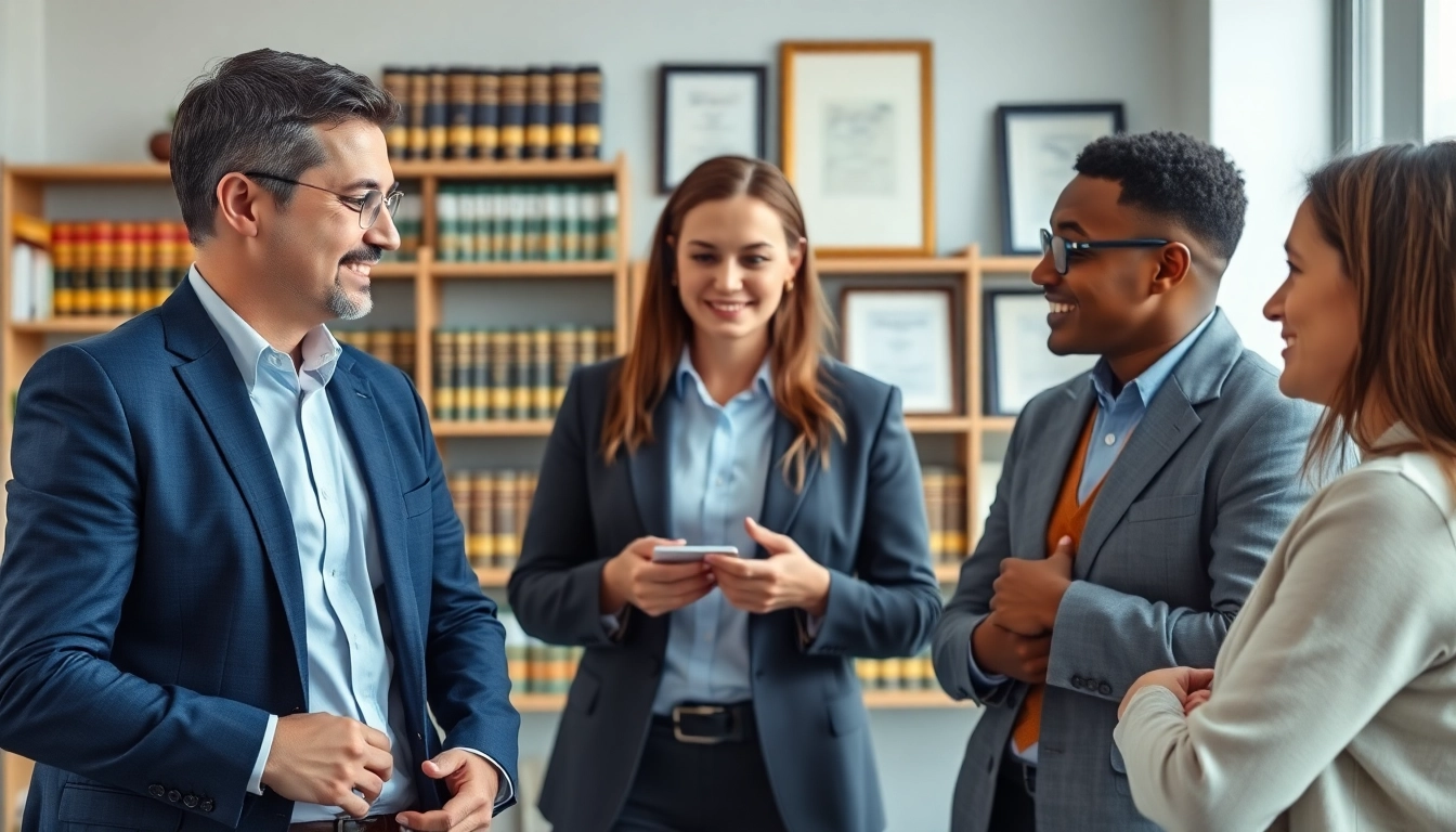 Family lawyers Adelaide providing compassionate legal guidance to clients in a professional office.