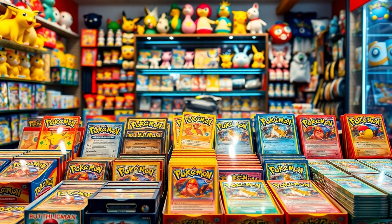 Shop featuring a vibrant range of Pokemon tcg india cards and accessories for collectors.