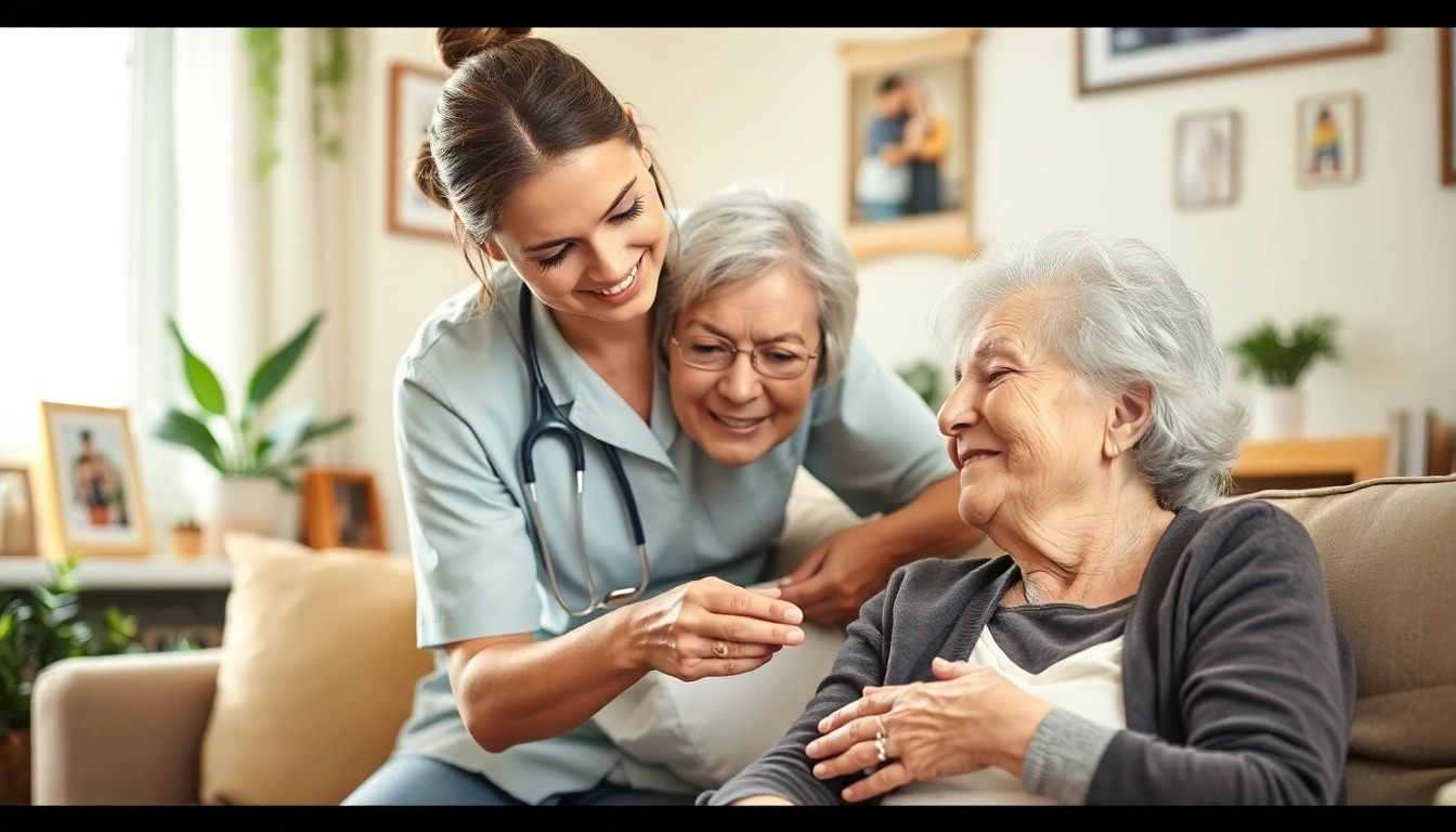 Providing compassionate senior care austin tx in a warm, homely setting, showcasing caregiver and senior interaction.