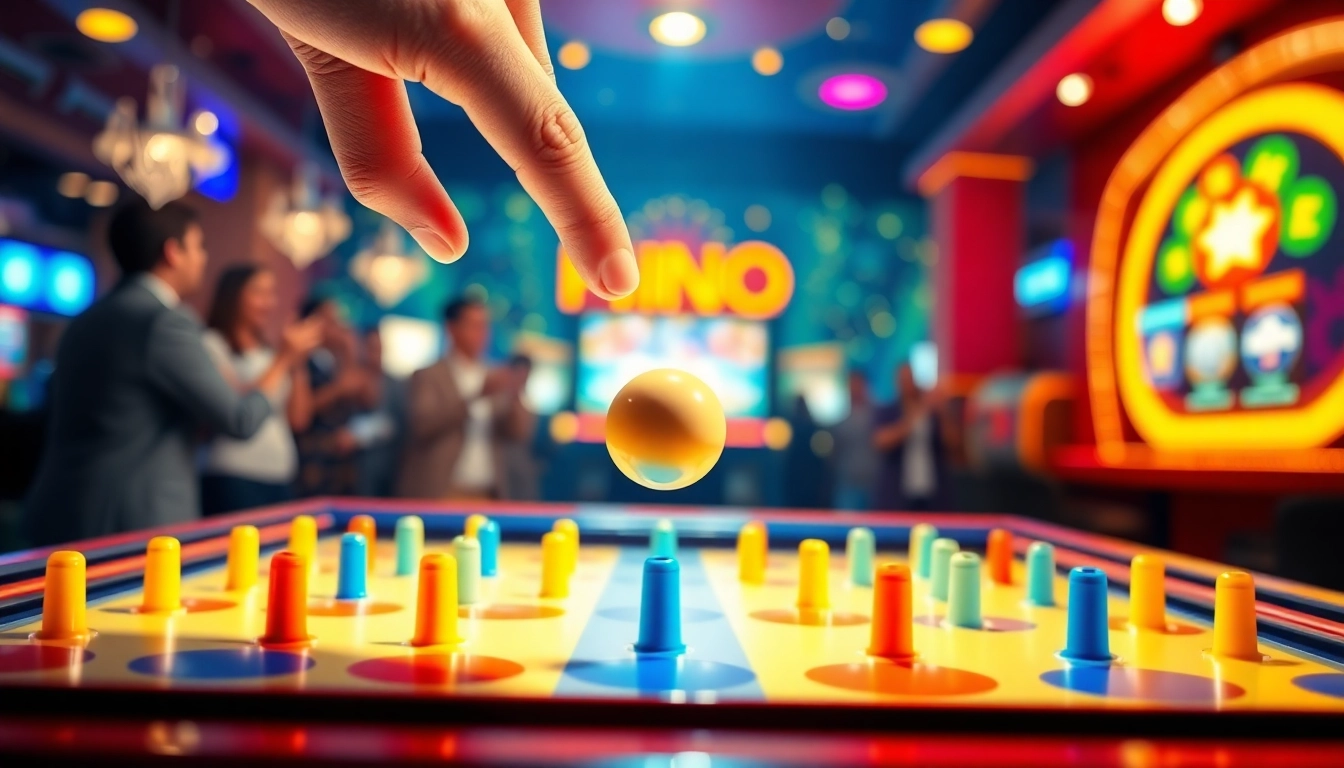 Menangkan hadiah menarik dengan permainan situs plinko di papan Plinko yang cerah dan penuh warna.