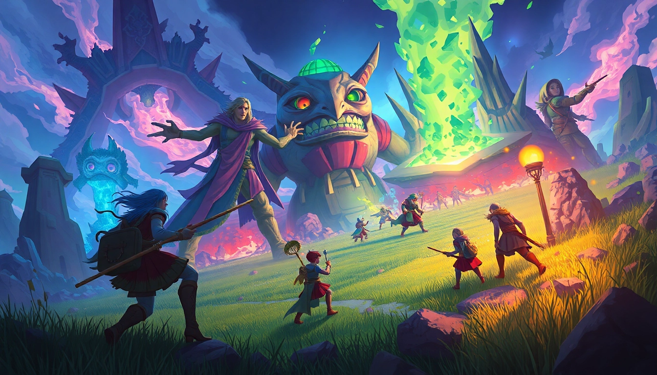 Players immersed in the dede game, showcasing unique characters and vibrant gameplay elements.