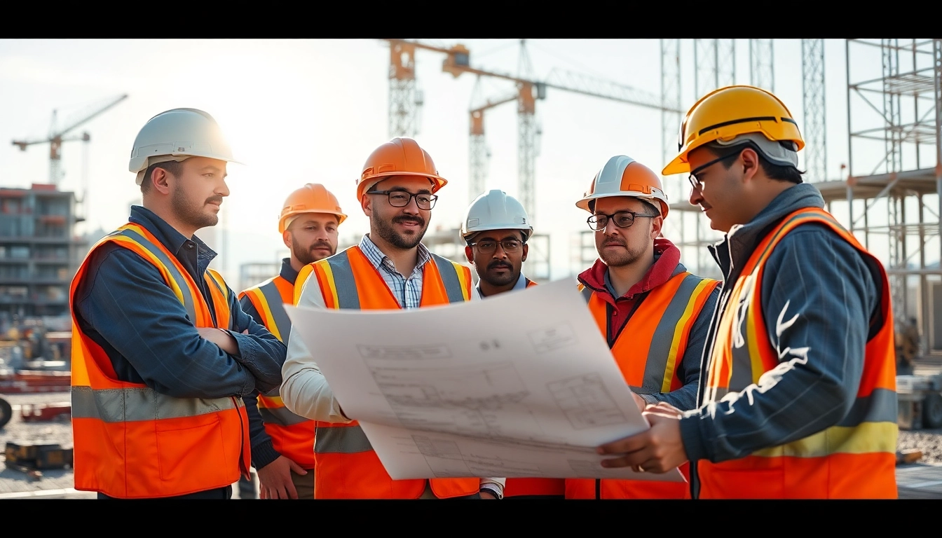 Engaged professionals exemplifying construction advocacy Colorado at a collaborative site.