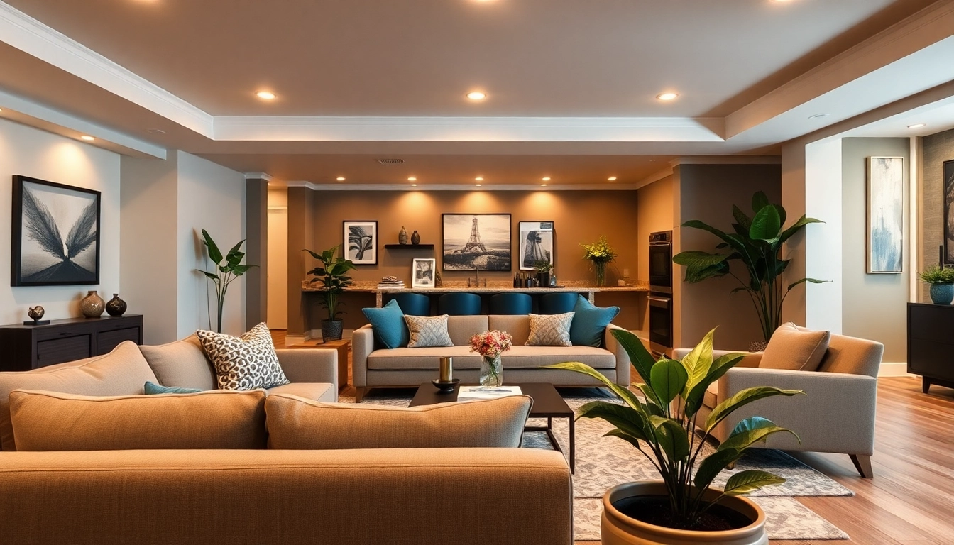 Transform your space with Basement finishing Bellevue TN for a stylish and inviting home environment.