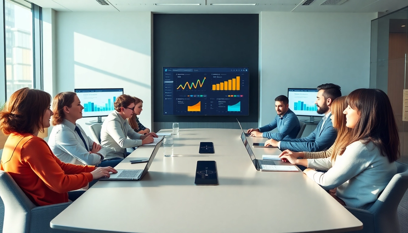 Optimizing marketing strategies through collaborative efforts at http://Avtales.com in a modern office.