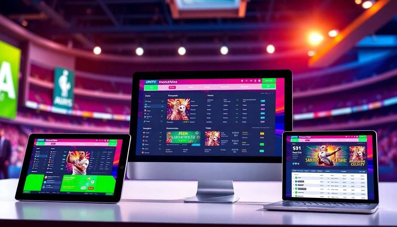 Enjoy seamless gaming on situs judi bola with vibrant visuals showcasing sports betting excitement.