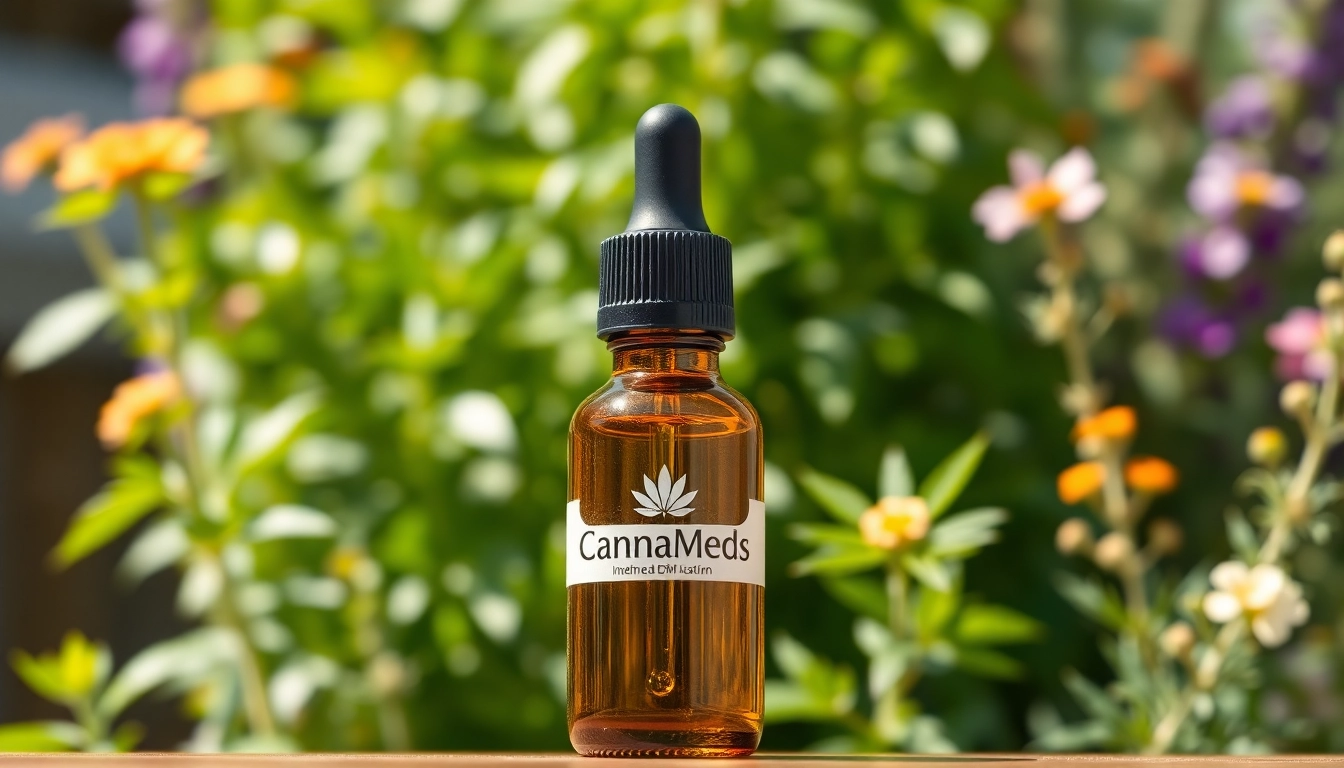 Buy CBD Oil In Mumbai, Maharastra | CannaMeds India showcased elegantly in a natural setting.