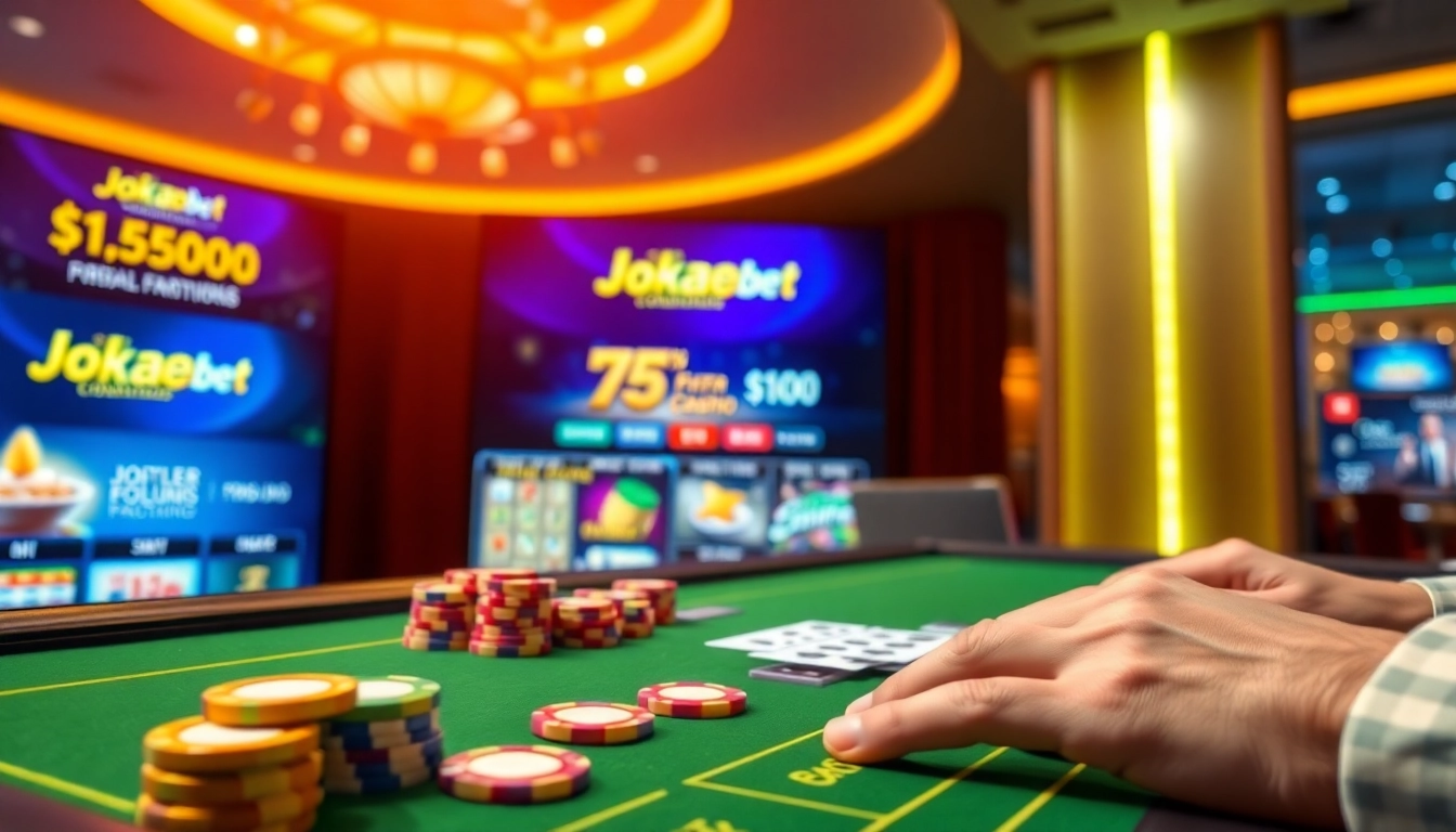 Discover offers from Jokabet Casino sister sites in a vibrant and inviting digital gambling scene.