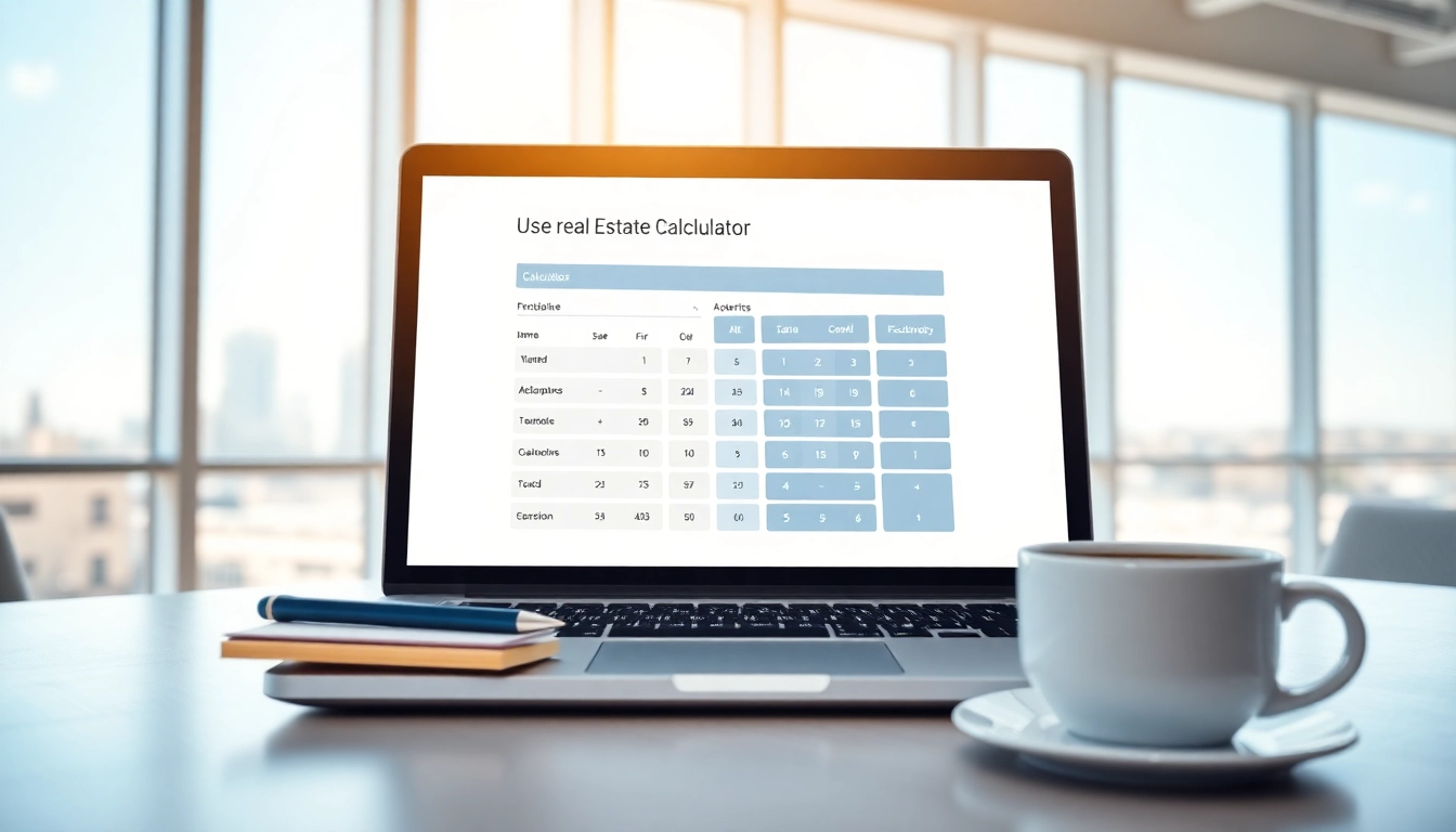 Calculate with precision using the Real Estate Commission Calculator BC in a professional office environment.