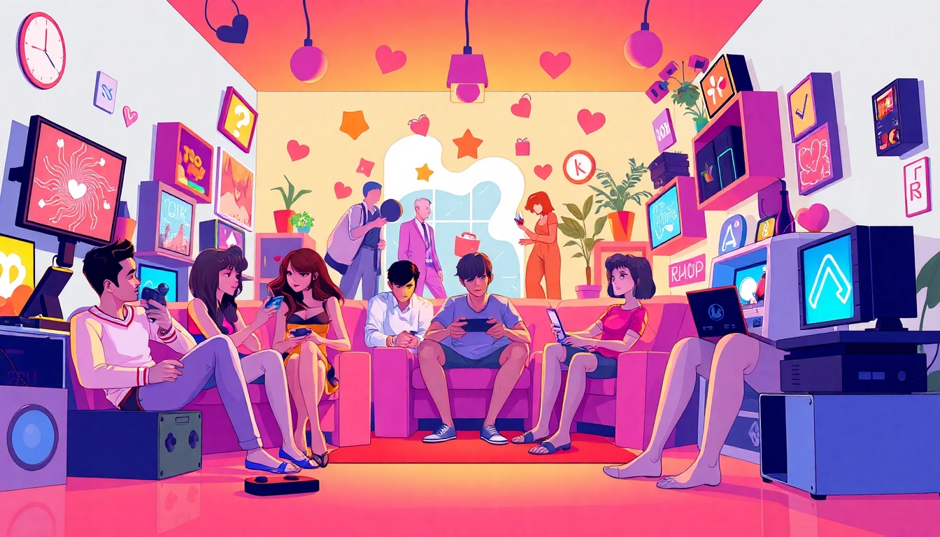 Explore engaging game sex themes in vibrant adult gaming scenes filled with excitement and bonus features.