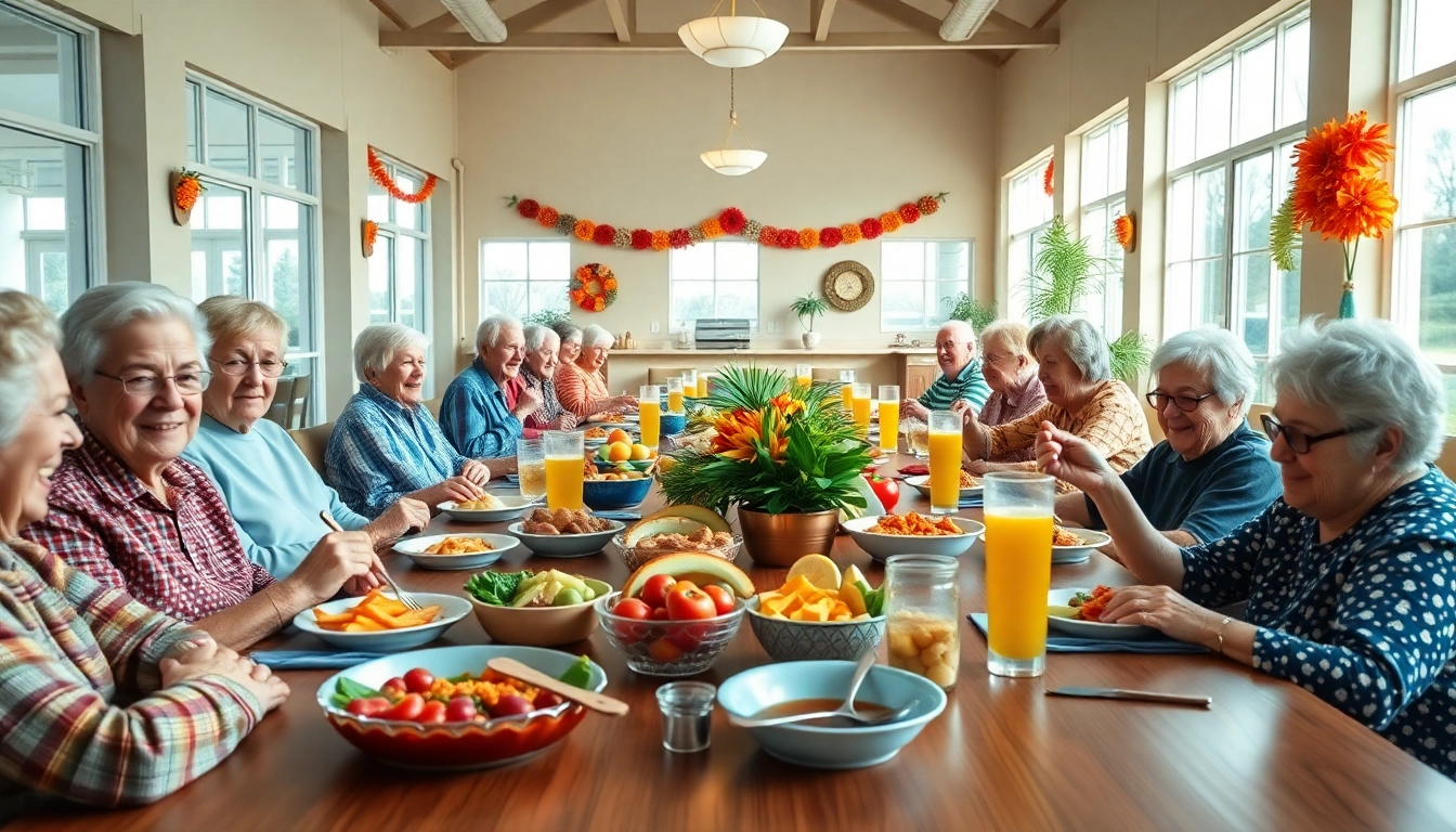 Seniors enjoying nutritious meals at the henderson nv senior center menu gathering, promoting community.