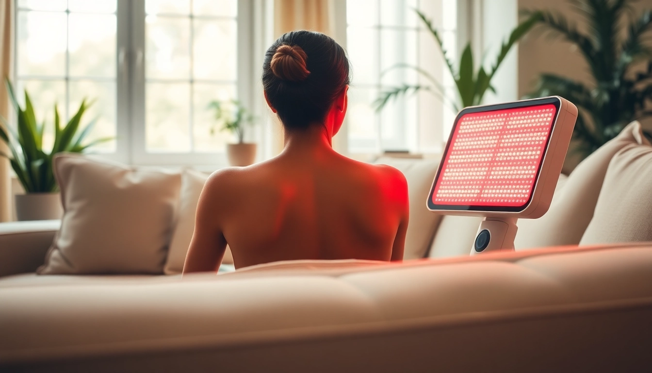 Experience the best home red lighttherapy for body through relaxing sessions with this advanced device.