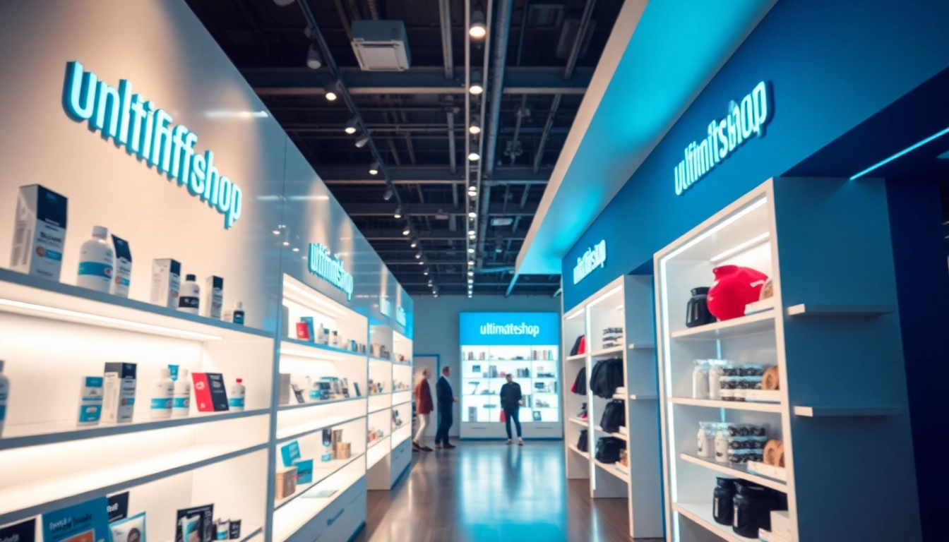 Explore the ultimateshop merchandise in a vibrant retail setting, enhancing your shopping experience with style.