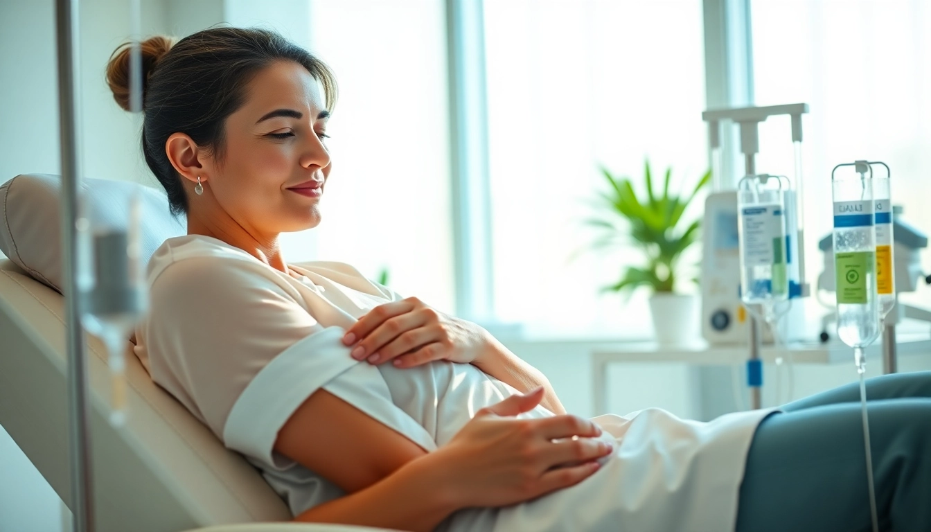 Rejuvenating iv drip vegas experience in a serene, modern clinic setting.