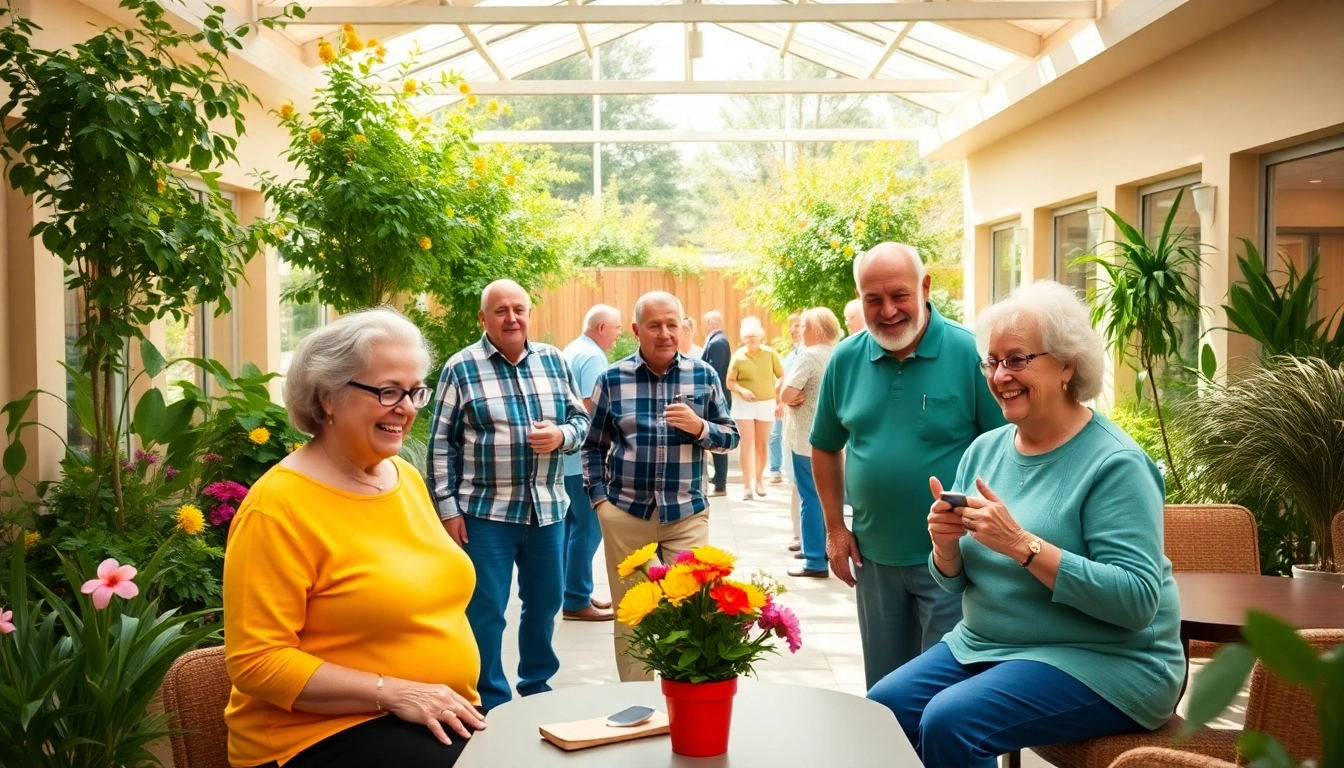 Engaged seniors enjoying activities at heritage senior center henderson nv community space.