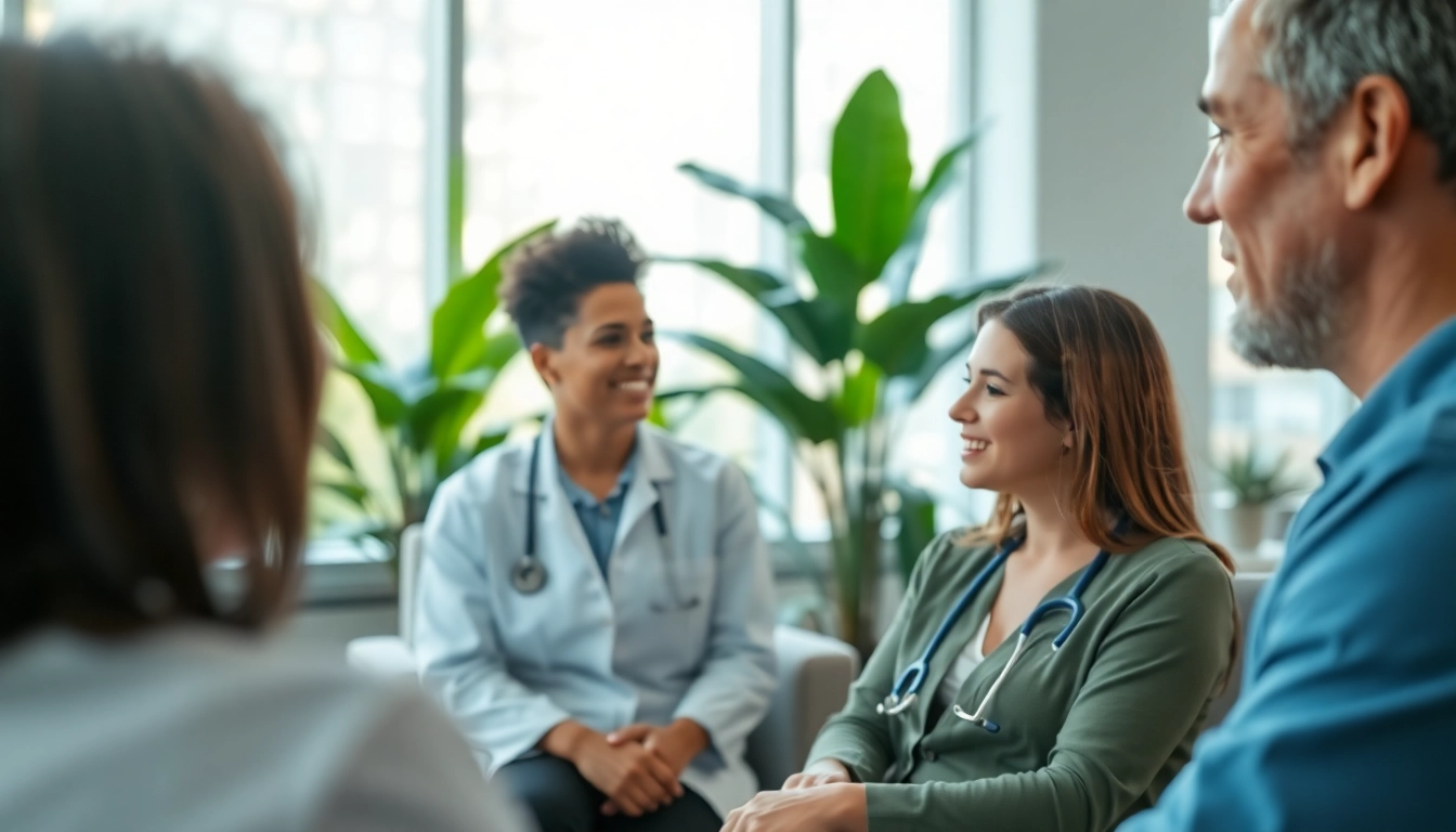 Concierge care physicians providing personalized medical attention to patients in a welcoming environment.